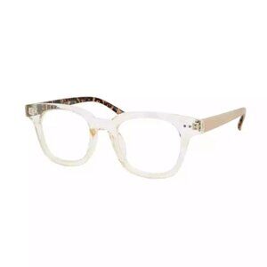 Rachel Zoe Leah Clear Nude Blue Light Blocker Glasses NWT $75 MSRP